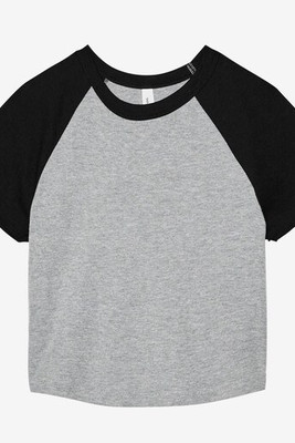 Bella+Canvas BE1201 - KVINDERS MICRO RIB RAGLAN BABY TEE