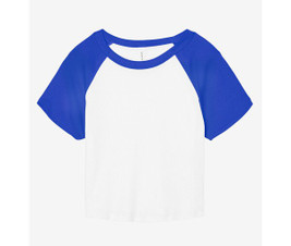 Bella+Canvas BE1201 - WOMEN'S MICRO RIB RAGLAN BABY TEE