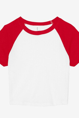 Bella+Canvas BE1201 - WOMENS MICRO RIB RAGLAN BABY TEE