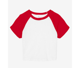 Bella+Canvas BE1201 - WOMEN'S MICRO RIB RAGLAN BABY TEE