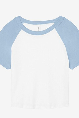 Bella+Canvas BE1201 - WOMENS MICRO RIB RAGLAN BABY TEE
