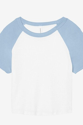 Bella+Canvas BE1201 - WOMEN'S MICRO RIB RAGLAN BABY TEE