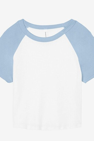 Bella+Canvas BE1201 - WOMENS MICRO RIB RAGLAN BABY TEE