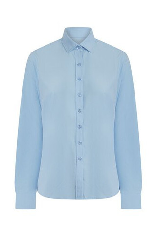 Henbury HY583 - DAMELANGERMET COTTON FEEL COOLPLUS® SKJORTE