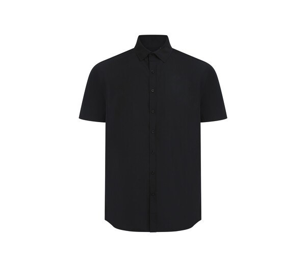 HENBURY HY588 - MEN'S SHORT SLEEVED 'COTTON FEEL' COOLPLUS® SHIRT