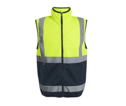 REGATTA RGS257 - HI-VIS PRO FULL ZIP GILET