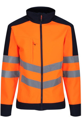 REGATTA RGA625 - HI-VIS PRO TWO TONE 3 LAYER SOFTSHELL