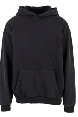 BUILD YOUR BRAND BY294 - STONEWASH HEAVY HOODIE