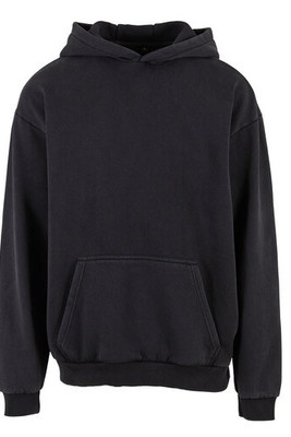 BUILD YOUR BRAND BY294 - STONEWASH HEAVY HOODIE