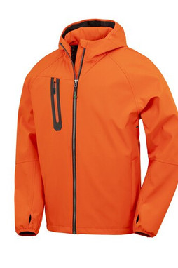 RESULT RS909X - 3-LAYER RECYCLED PRINTABLE CASUAL HOODED  SOFTSHELL