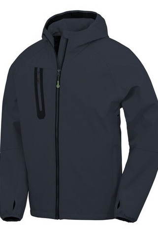 RESULT RS909X - 3-LAYER RECYCLED PRINTABLE CASUAL HOODED  SOFTSHELL