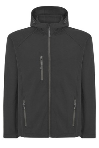 JHK JK341 - FULL ZIP SOFTSHELL JACKA MED HUVA