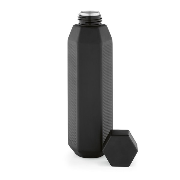 Rupt ABT006 - Hexagul Bottle rSS 530ml. Double wall and Leakproof. Hexagonal