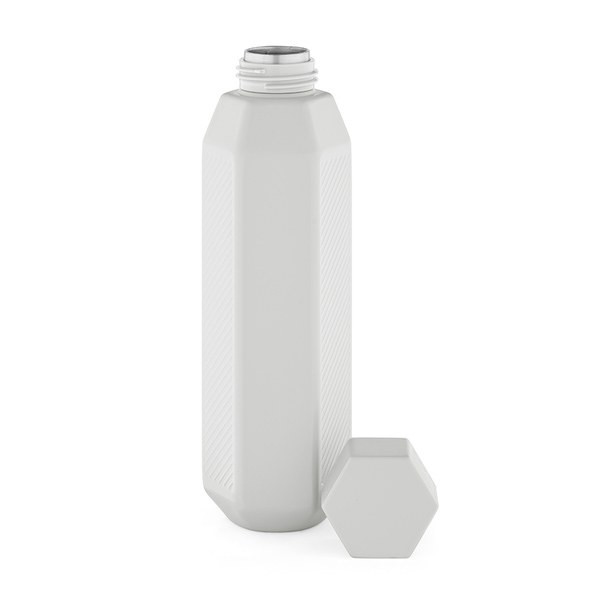 Rupt ABT006 - Hexagul Bottle rSS 530ml. Double wall and Leakproof. Hexagonal