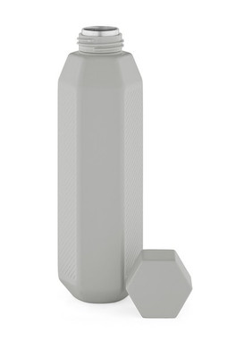 Rupt ABT006 - Hexagul Bottle rSS 530ml. Double wall and Leakproof. Hexagonal