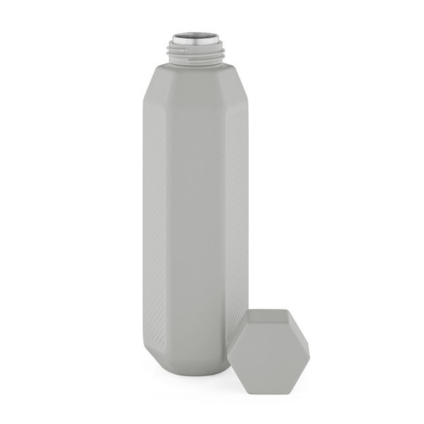Rupt ABT006 - Hexagul Bottle rSS 530ml. Double wall and Leakproof. Hexagonal