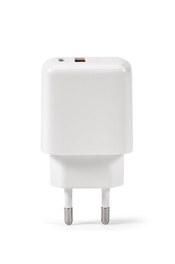 Aodaci ACB002 - Franklin Wall Charger rABS 20W. USB-C and USB-A Fast charging