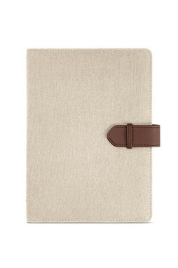 Aodaci AFD004 - Eliot A5-mappe rBomuld. 64 FSC-ark notesblok og rPU-lukning