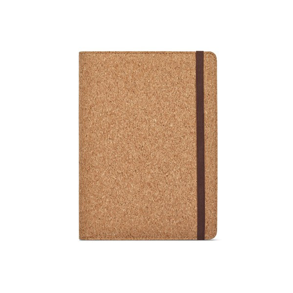 Aodaci AFD008 - Kafka A5 Folder Cork. 64 FSC sheet notepad and elastic closure