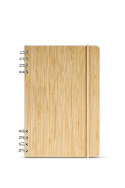 Aodaci ANT010 - Dante A5 Notebook Bamboo cover. 70gsm Recycled 196 pages