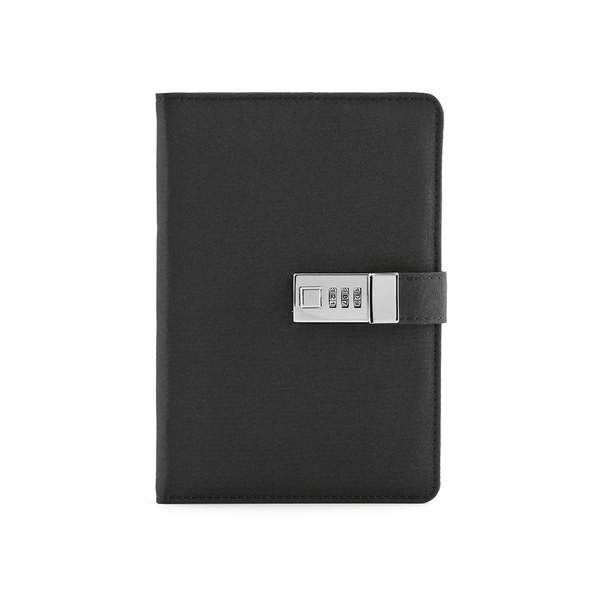 Aodaci ANT016 - Melville A5 Notebook rPET. Metal lock and 70gsm FSC 192 pages
