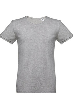 Heren-T-shirt met korte mouwen in gekamd katoen - Egotier 30186