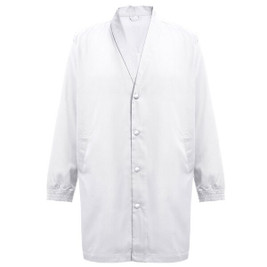 hi!dea 30250 - Cotton and polyester workwear jacket. White