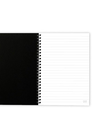 InfiniteBook 33201 - "Infinitebook" mit flexiblem Einband und 15 linierten Whiteboard-Seiten