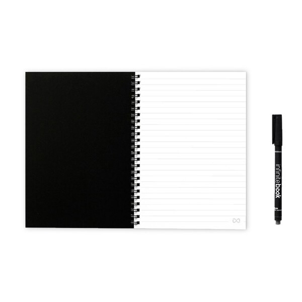 InfiniteBook 33201 - A5 Infinitebook with flexible cover and 15 lined whiteboard pages