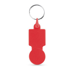 hi!dea 95018 - Coin-shapped PS keyring for supermarket cart