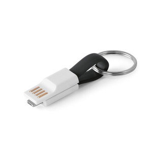 Cable USB avec connecteur 2 en 1en ABS et PVC - Egotier 97152