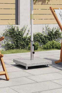vidaXL 48563 - Socle de parasol Granite 30 kg Carré
