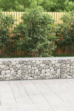 vidaXL 143591 - Mur en gabion avec couvercles Acier galvanisé 300 x 50 x 50 cm