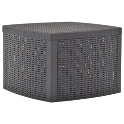 vidaXL 48776 - Table dappoint Mocha 54x54x36,5 cm Plastique