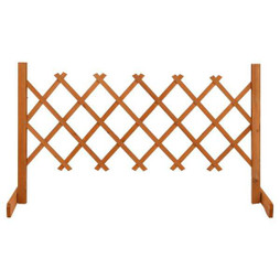 vidaXL 314822 - Garden Trellis Fence 120x60 cm Solid Firwood