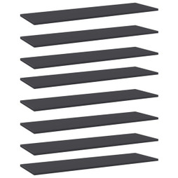 vidaXL 805399 - Panneaux de bibliothèque 8 pcs 100x30x1,5 cm Aggloméré