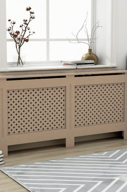 vidaXL 288199 - Cache-radiateur 172x19x81,5 cm MDF