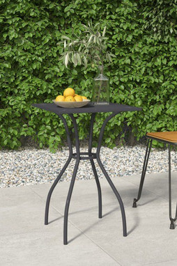 vidaXL 362730 - Table de jardin anthracite 50x50x72 cm treillis dacier
