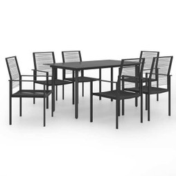 vidaXL 3060264 - Ensemble à manger de jardin 7 pcs
