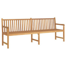 vidaXL 316624 - Banc de jardin 228 cm bois de teck solide