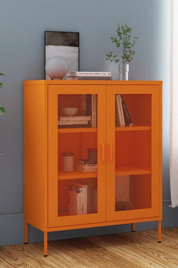 vidaXL 336174 - Storage Cabinet 80x35x101.5 cm Steel