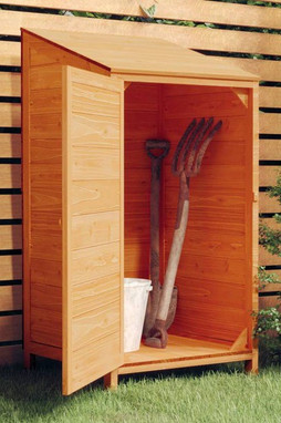 vidaXL 152181 - Remise de jardin Marron 55x52x112 cm Bois de sapin solide