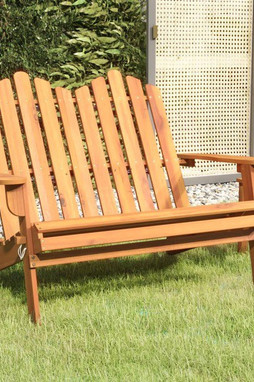 vidaXL 360038 - Banc de jardin Adirondack 126 cm bois massif dacacia