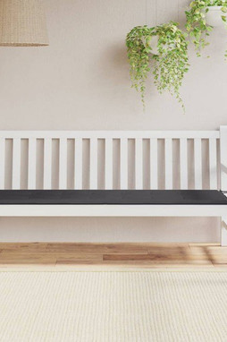 vidaXL 43192 - Coussin de banc de jardin anthracite 180x50x3 cm tissu oxford