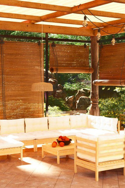 vidaXL 3097253 - Salon de jardin 10 pcs avec coussins crème bois de pin massif