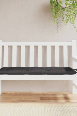 vidaXL 314944 - Coussin de banc de jardin anthracite 120x50x7 cm tissu oxford