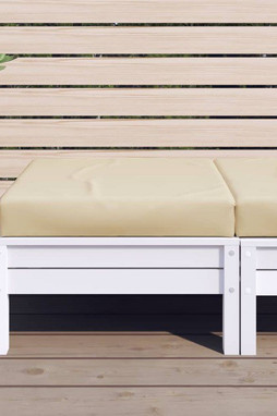 vidaXL 315079 - Coussin de palette beige tissu oxford
