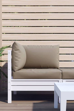 vidaXL 315072 - Coussins de palette lot de 3 taupe tissu oxford