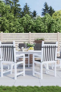 vidaXL 314131 - Coussins de chaise de jardin à dossier bas lot de 6 anthracite