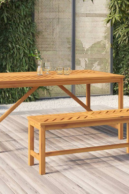 vidaXL 362237 - Banc de jardin 110 cm bois massif dacacia